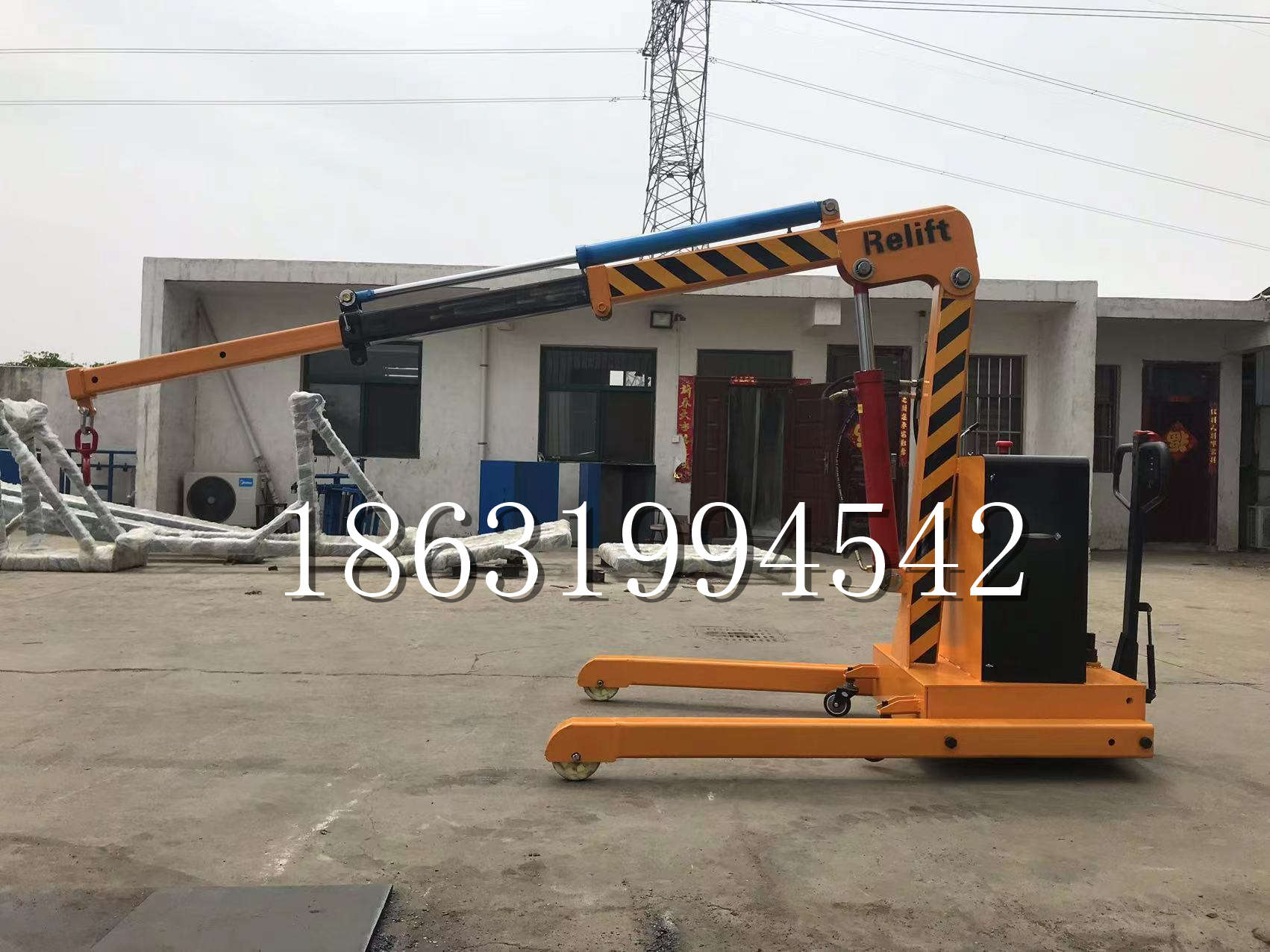 曲阳县久征定做3吨三轮随车吊 农用园林绿化移树吊 平板工程用小吊机